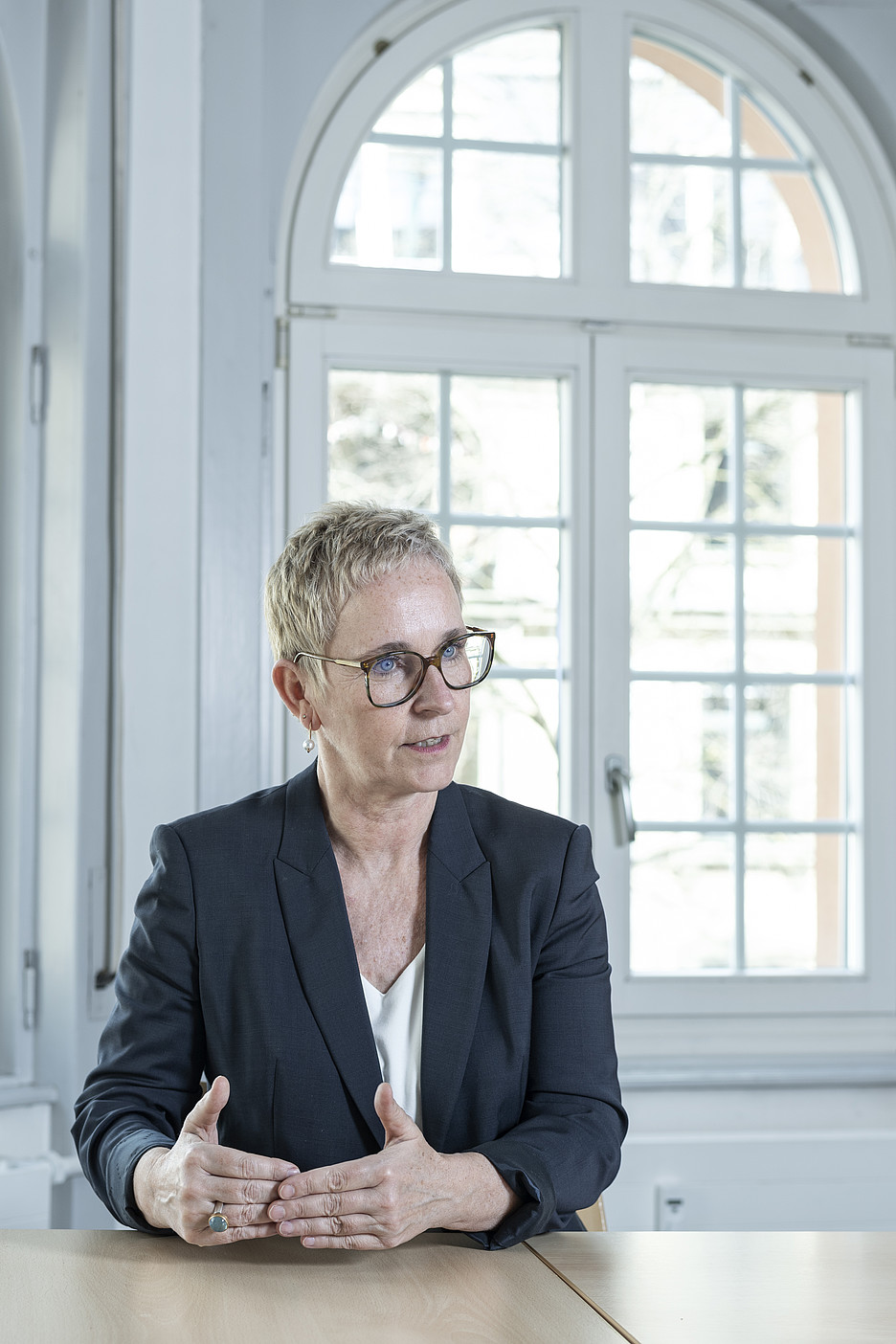 Bern  - 06.04.2022 Miriam Behrens, Direktorin der Schweizerische Flüchtlingshilfe (SFH). BÉATRICE DEVÈNES