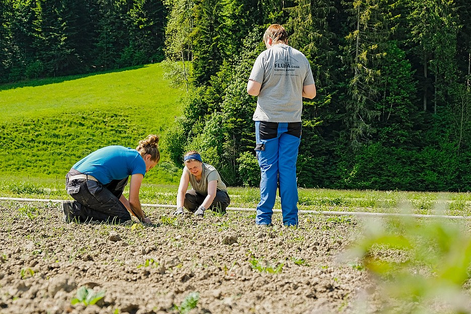 Der Alltag im landwirtschaftlichen Betrieb der Stiftung Lebensart ist nach 20 Jahren im Berufsleben eine ganz neue Erfahrung. 